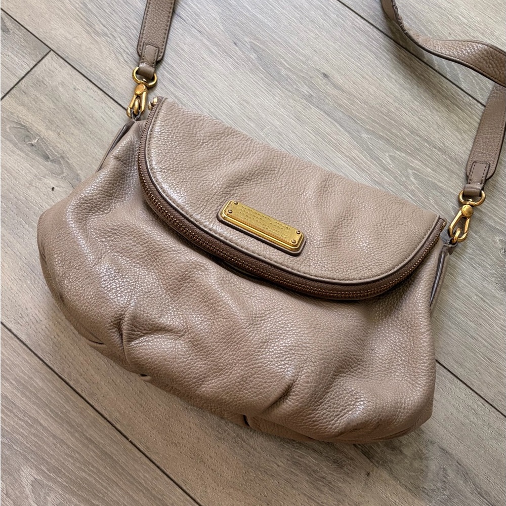 Marc by Marc Jacobs Taupe Leather Natasha Crossbody
